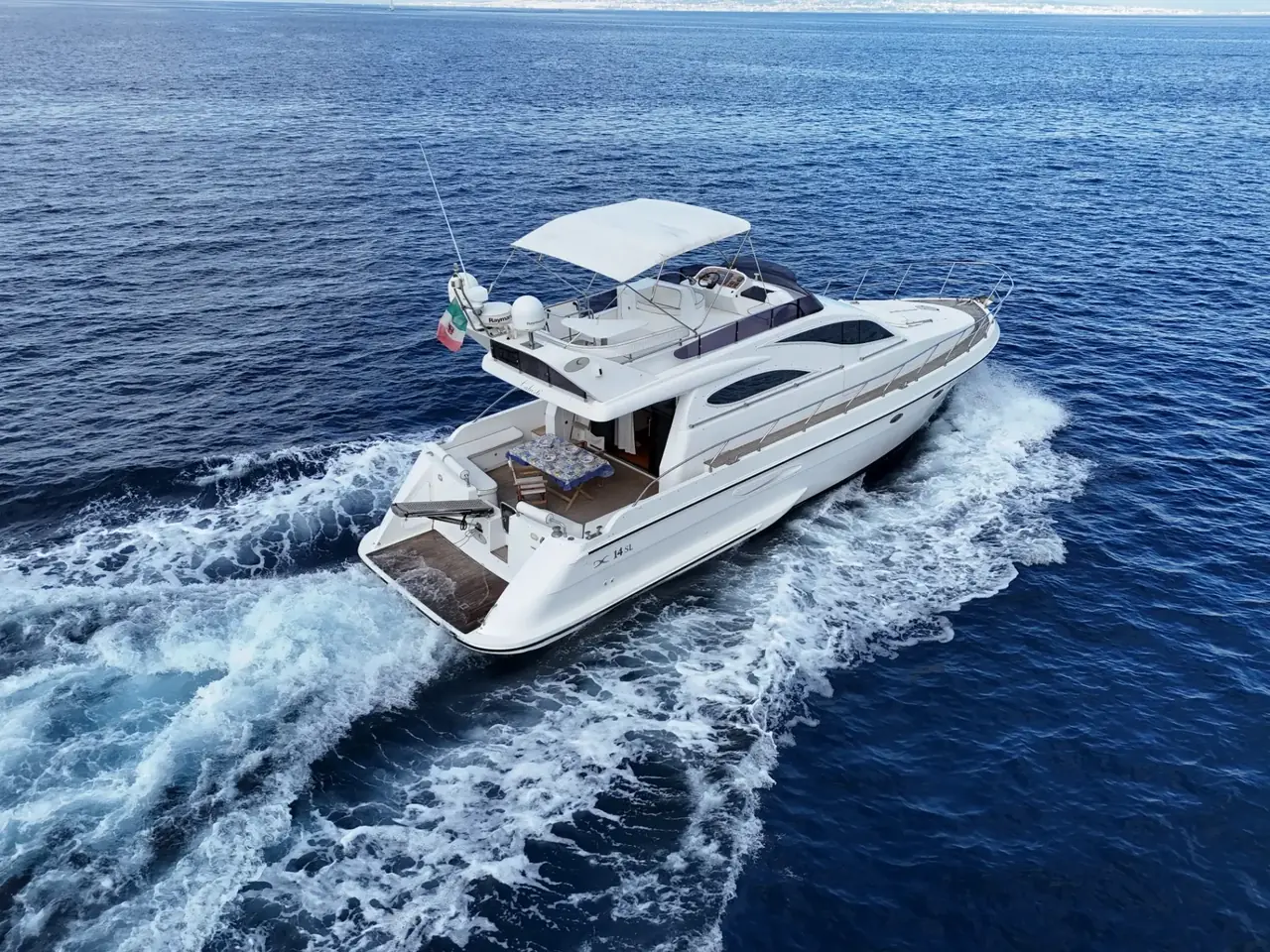 DellaPasqua Fly Yacht private charter Naples - PDG Boat Tours