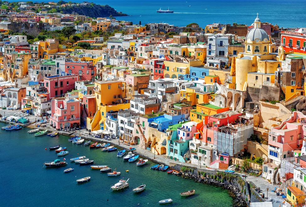 Procida - The pastel-painted fishing village