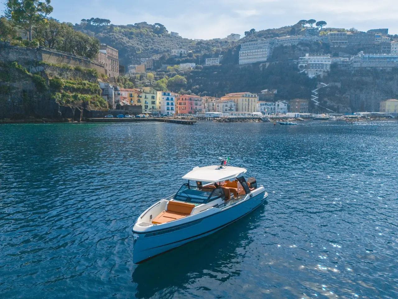 Saxdor 320 GTO private charter Naples - PDG Boat Tours