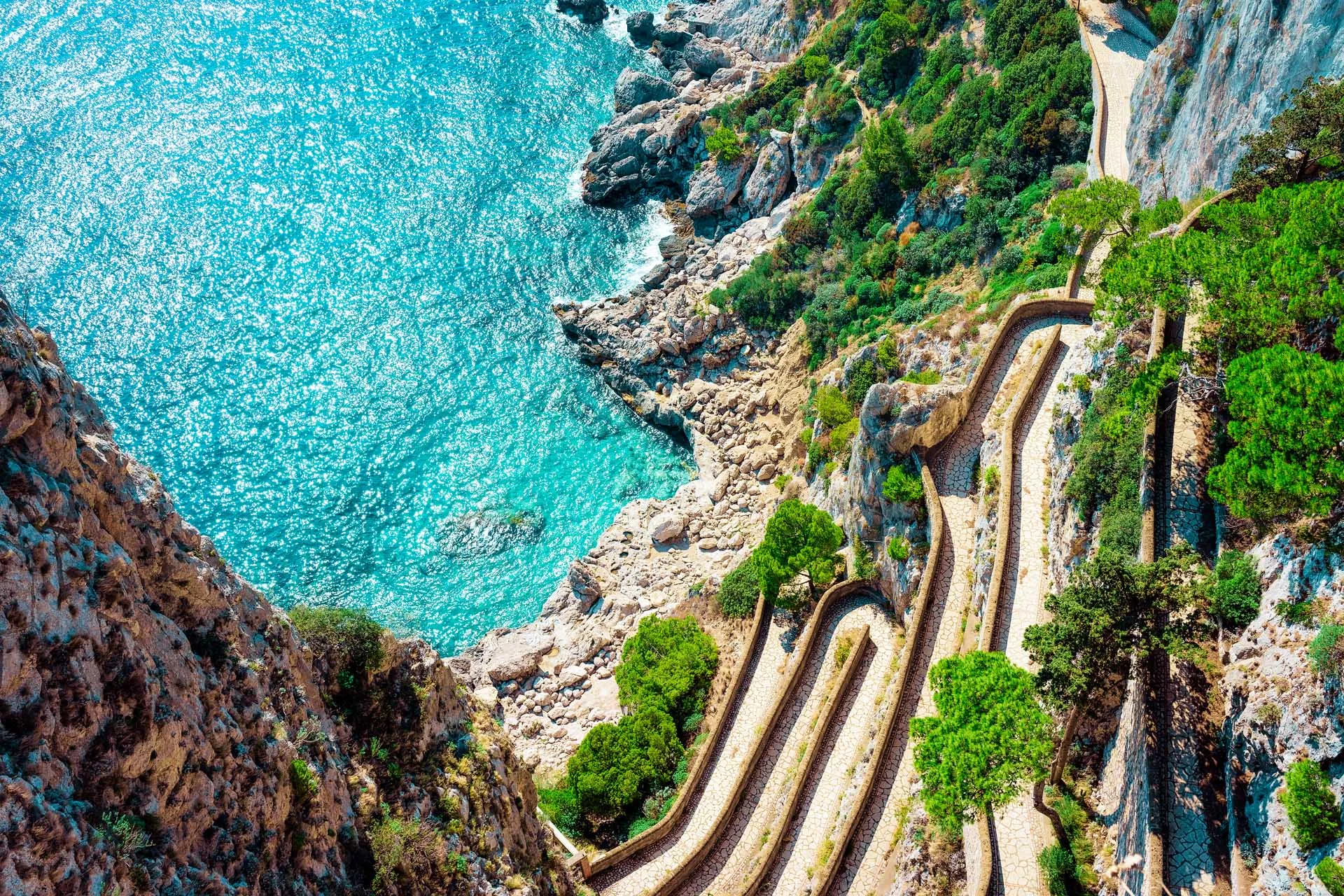 Via Krupp, Capri